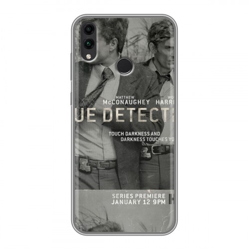 Дизайнерский силиконовый чехол для Huawei Honor 8C Настоящий детектив