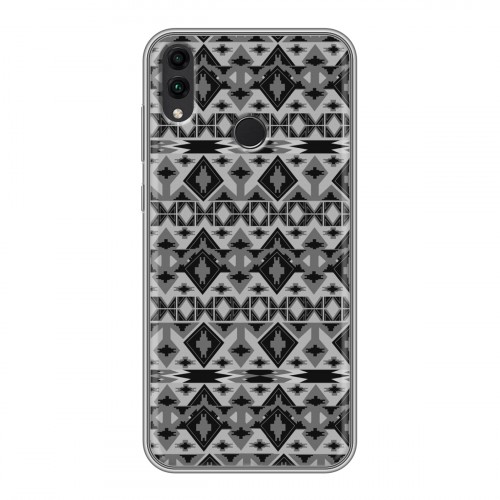 Дизайнерский силиконовый чехол для Huawei Honor 8C Ацтек камуфляж