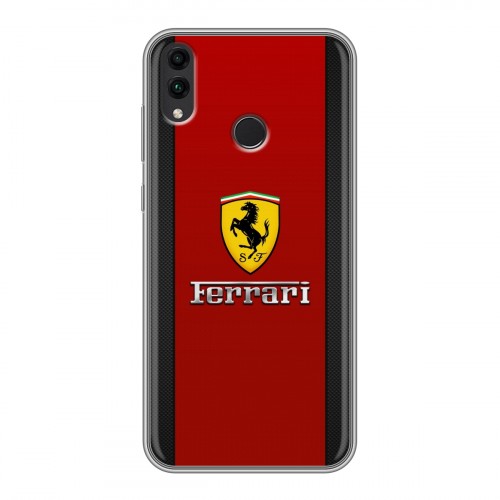 Дизайнерский силиконовый чехол для Huawei Honor 8C Ferrari