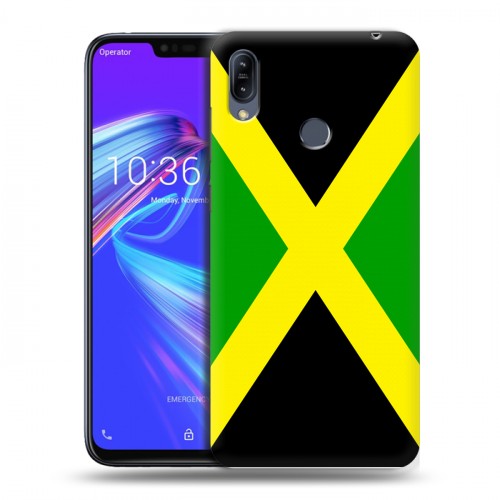 Дизайнерский пластиковый чехол для ASUS ZenFone Max M2 Флаг Ямайки