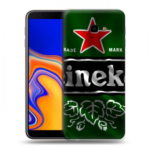 Дизайнерский пластиковый чехол для Samsung Galaxy J4 Plus Heineken