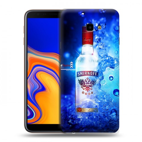 Дизайнерский пластиковый чехол для Samsung Galaxy J4 Plus Smirnoff