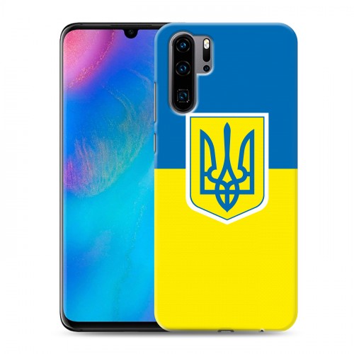 Дизайнерский силиконовый чехол для Huawei P30 Pro Флаг Украины