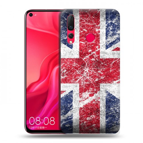 Дизайнерский пластиковый чехол для Huawei Nova 4 Флаг Британии