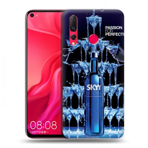 Дизайнерский пластиковый чехол для Huawei Nova 4 Skyy Vodka