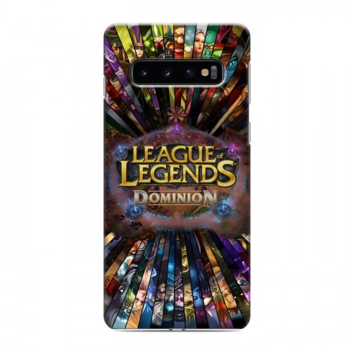 Дизайнерский силиконовый чехол для Samsung Galaxy S10 League of Legends