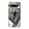Дизайнерский силиконовый чехол для Samsung Galaxy S10 Человек - паук