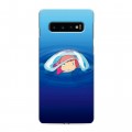 Дизайнерский силиконовый чехол для Samsung Galaxy S10 Аниме