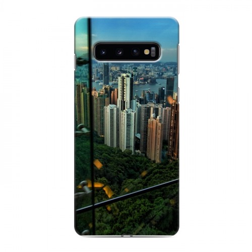 Дизайнерский силиконовый чехол для Samsung Galaxy S10 Гонконг