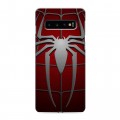 Дизайнерский силиконовый чехол для Samsung Galaxy S10 Человек-паук