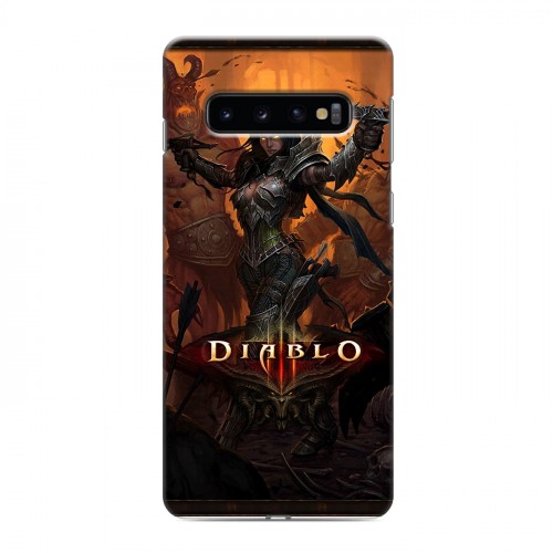 Дизайнерский силиконовый чехол для Samsung Galaxy S10 Diablo
