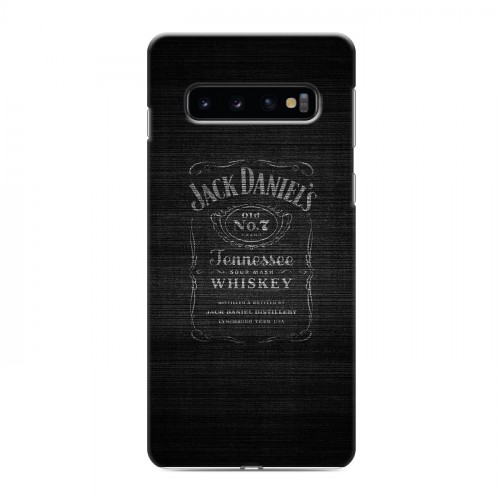Дизайнерский силиконовый чехол для Samsung Galaxy S10 Jack Daniels