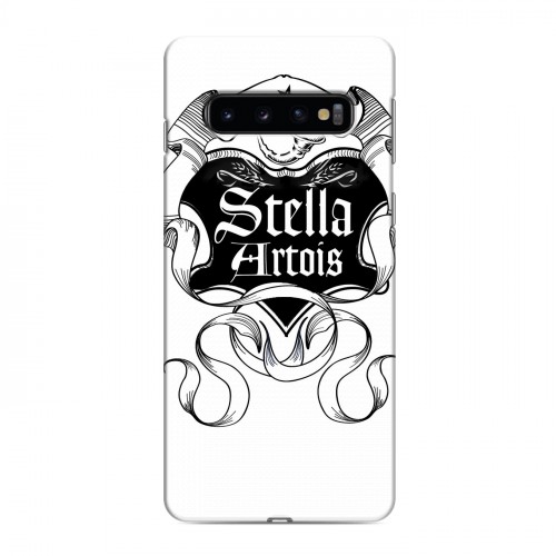 Дизайнерский силиконовый чехол для Samsung Galaxy S10 Stella Artois