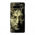 Дизайнерский силиконовый чехол для Samsung Galaxy S10 Джон Леннон
