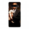 Дизайнерский силиконовый чехол для Samsung Galaxy S10 Барак Обама