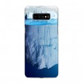 Дизайнерский пластиковый чехол для Samsung Galaxy S10 Plus Льды