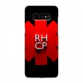 Дизайнерский пластиковый чехол для Samsung Galaxy S10 Plus Red Hot Chili Peppers