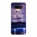 Дизайнерский пластиковый чехол для Samsung Galaxy S10 Plus молния