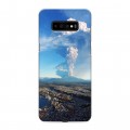 Дизайнерский пластиковый чехол для Samsung Galaxy S10 Plus вулкан
