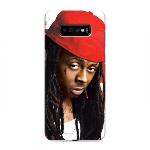 Дизайнерский пластиковый чехол для Samsung Galaxy S10 Plus Lil Wayne