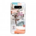 Дизайнерский пластиковый чехол для Samsung Galaxy S10 Plus Коллаж