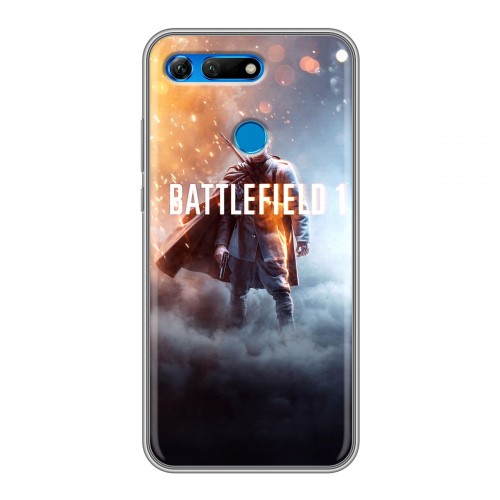Дизайнерский силиконовый чехол для Huawei Honor View 20 Battlefield