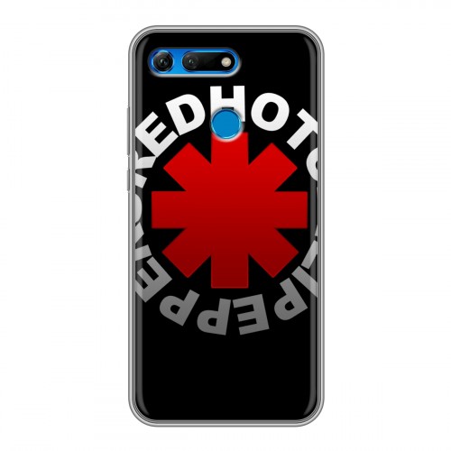 Дизайнерский силиконовый чехол для Huawei Honor View 20 Red Hot Chili Peppers