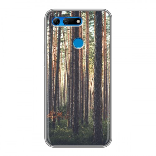 Дизайнерский силиконовый чехол для Huawei Honor View 20 лес