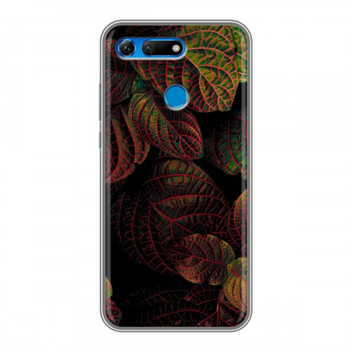 Дизайнерский силиконовый чехол для Huawei Honor View 20 Нуарные листья