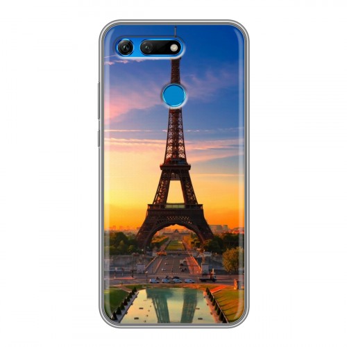 Дизайнерский пластиковый чехол для Huawei Honor View 20 Париж