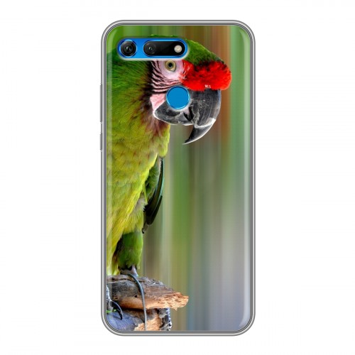 Дизайнерский силиконовый чехол для Huawei Honor View 20 Попугаи