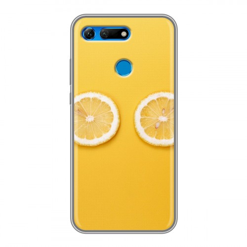 Дизайнерский силиконовый чехол для Huawei Honor View 20 Лимон