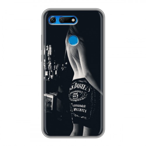 Дизайнерский силиконовый чехол для Huawei Honor View 20 Jack Daniels