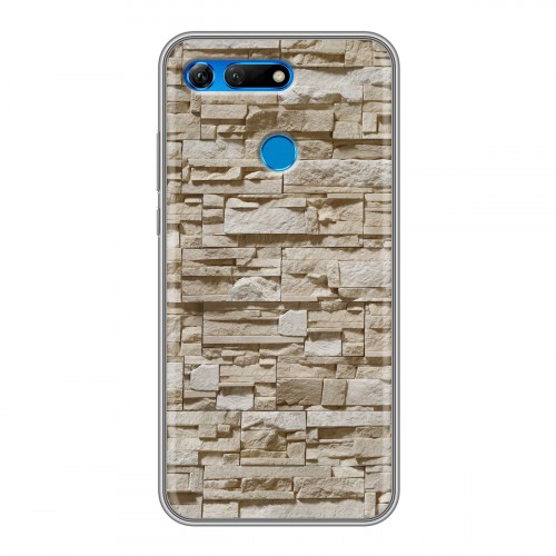 Дизайнерский силиконовый чехол для Huawei Honor View 20 Текстура камня
