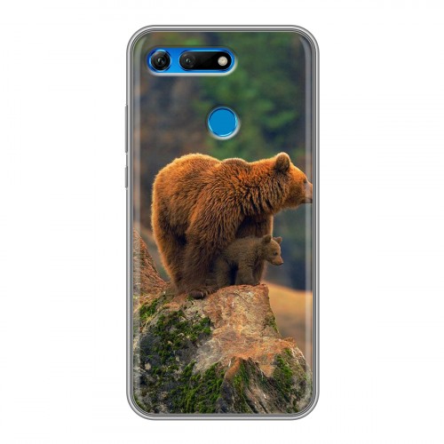 Дизайнерский силиконовый чехол для Huawei Honor View 20 Медведи