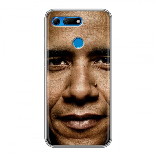 Дизайнерский силиконовый чехол для Huawei Honor View 20 Барак Обама