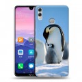 Дизайнерский пластиковый чехол для Huawei Honor 8X Max Пингвины