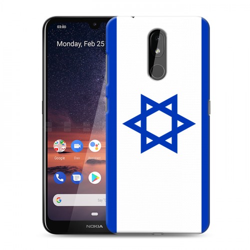 Дизайнерский силиконовый чехол для Nokia 3.2 Флаг Израиля