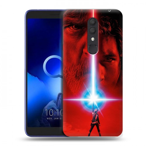 Дизайнерский пластиковый чехол для Alcatel 1X (2019) Star Wars : The Last Jedi