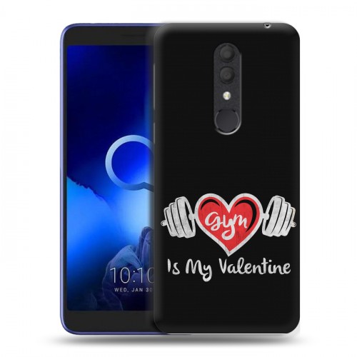 Дизайнерский пластиковый чехол для Alcatel 1X (2019) День Святого Валентина