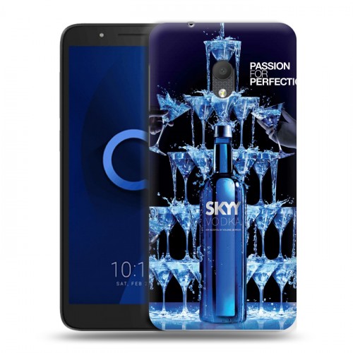 Дизайнерский пластиковый чехол для Alcatel 1C (2019) Skyy Vodka