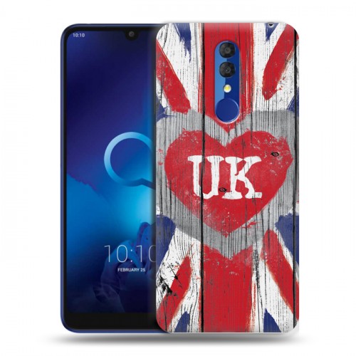 Дизайнерский пластиковый чехол для Alcatel 3 (2019) British love