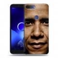 Дизайнерский пластиковый чехол для Alcatel 1S (2019) Барак Обама