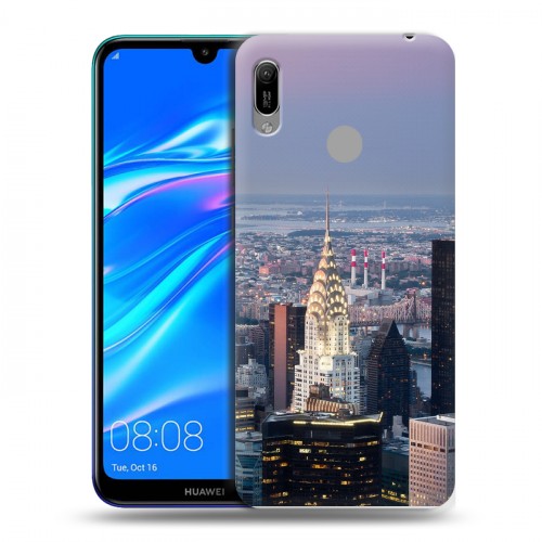 Дизайнерский пластиковый чехол для Huawei Y6 (2019) Нью-Йорк