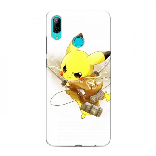 Дизайнерский пластиковый чехол для Huawei Y7 (2019) Pokemon Go