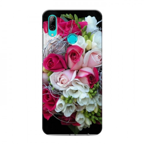Дизайнерский пластиковый чехол для Huawei Y7 (2019) Розы