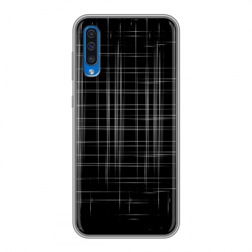 Дизайнерский пластиковый чехол для Samsung Galaxy A50 Абстракции Сетка