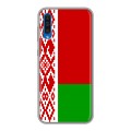 Дизайнерский силиконовый чехол для Samsung Galaxy A50 Флаг Белоруссии