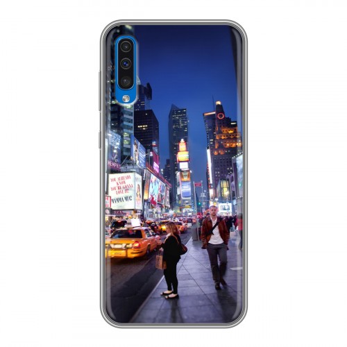 Дизайнерский пластиковый чехол для Samsung Galaxy A50 Нью-Йорк
