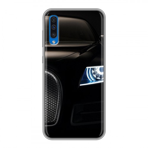 Дизайнерский силиконовый чехол для Samsung Galaxy A50 Bugatti